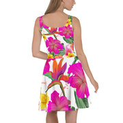Hibiscus Floral Skater Dress