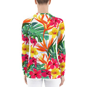 Bird of Paradise Tropical Women's Rash Guard