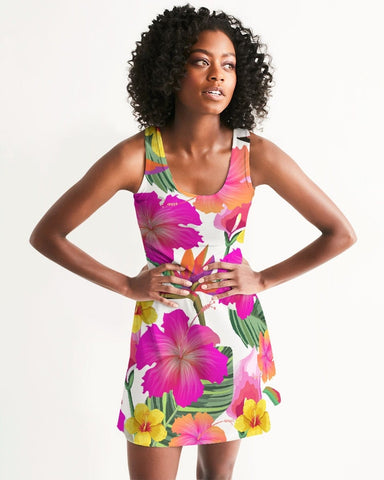 Hibiscus Floral Racerback Dress