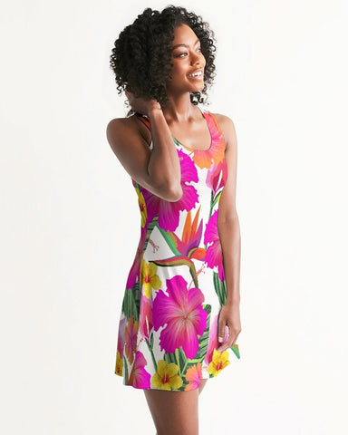 Hibiscus Floral Racerback Dress