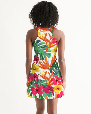 Bird of Paradise Floral Racerback Dress