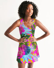 Floral Tropical Racerback Dress