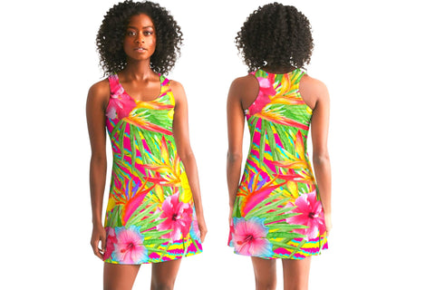 Paradise Island Floral Racerback Dress