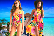 Animal Print Island Flowers Swimsuit Cover Up