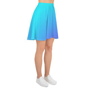 BAHAMA BLUE OMBRE SKATER SKIRT