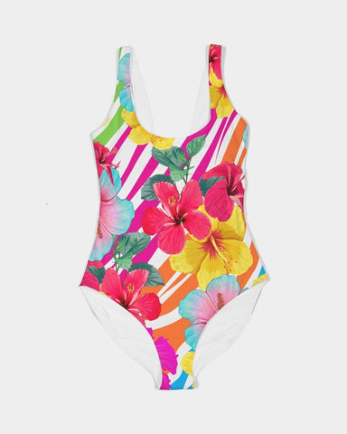 Island Flowers Women's One-Piece Swimsuit