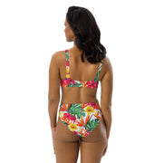 Bird of Paradise High Waist Women's High Waist Bikini Swimsuit Set